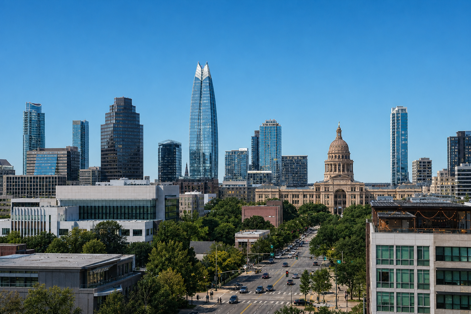 Austin Cityscape at Daytime