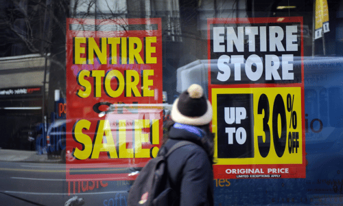 Retail sales slowdown